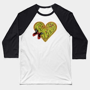 The Heart of Nature (Gold) Baseball T-Shirt